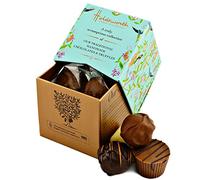 Holdsworth Chocolates Gift Box Traditional Handmade Milk, Dark and White Assorted Handmade Truffles, Pralines, Caramels & Creams 55g Mother's Day Chocolate Box