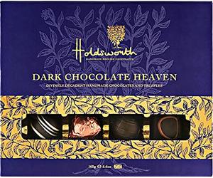 Holdsworth Chocolates Luxury Classic - Handmade Dark Chocolate Truffles, Pralines & Creams - Luxury Chocolates Gift Box for Mother's Day, Birthday Gifts, Box of Chocolates - 160g