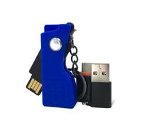HOLDTAG YubiKey Case with Keychain and Adapters | Compatible with YubiKey 5 NFC & 5C NFC | Durable and Shock-Resistant | Portable Yubico Cover (Security Key Not Included)