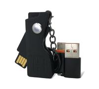 HOLDTAG YubiKey Case with Keychain and Adapters | Compatible with YubiKey 5 NFC & 5C NFC | Durable and Shock-Resistant | Portable Yubico Cover (Security Key Not Included)