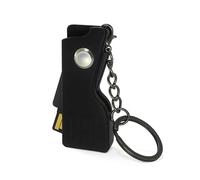 HOLDTAG Yubikey Case with Keychain and Adapters | Compatible with YubiKey 5 NFC and 5C NFC | Shockproof Protection | Yubico Case | Cover | Case (No Security Key Included), Black without Adapters