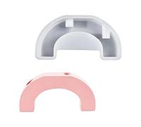 Hole Bridge Silicone Candlestick Molds for Epoxy Resin and Holder Making Home Decoration Holiday Gift Elastomer Cast