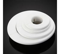 Hole Cover, Rosettes Cover Cable Entry Cable Passage 40-80mm Hole Cover, White Single Cable Bushes-Feed Through Wall Cover-Coaxial/Coax Hole(40mm)