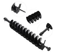 Hole Digger Drill Bit Planting Hole Digger Earth Auger Digger Garden Auger Planting Auger Earth Auger Drill Bit Farm Planting Seeding Hole Digger 100x800mm Dual Blade