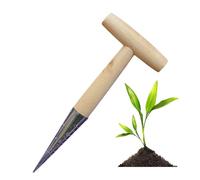 Hole Digger, Handheld Punch, 11.03x4.33in T-Shaped Tool, Precision Gardening, Portable Design, Easy Use for Vegetables, Tomatoes Planting, Cucumbers Care, Carrots Growing, Backyard Garden, Greenhouse