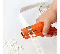 Hole Edge Banding Punch Plier, 5/16inch Hand Held Punching Puncher with Scale, Edge Banding Perforating Tool, Single Hole Punch Flat Oblique Opening for Photos Paper Cards Office