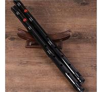 Hole for Beginners Japanese Flute Shakuhachi Tang Professional Learning Play Eigho Hole Art Male and Female Musical Instruments G Key F Key (Black)
