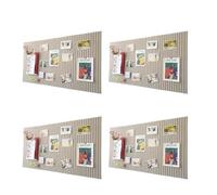 Hole-Free Felt Wall Stickers Kindergarten Works Display Bulletin Board Photo Living Room Background Decoration for Home(Camel 4PCS)