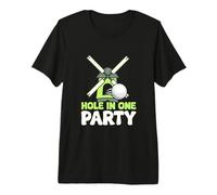 Hole in One Party Golf Enthusiast Driving Range Links Premium T-Shirt