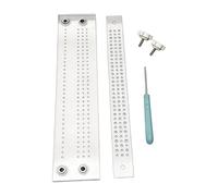 Hole Maker with Alignment Guide Bookbinding Sewing Positioning Hole Puncher for Binding Journals and Documents Clear Notebook Hit