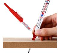 Hole Marker Pens - 32mm Long Nib Marker Pens | Metal Carpenter Markers for Steel | Permanent Markerr Penss | Deep Reach Markerr | Long Nib Marrker for Hardware Bathroom Woodworking Accessory