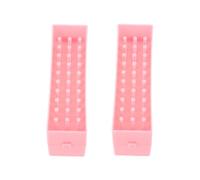Hole Nail Drill Bit Storage Box for Salon and Training Use | PP Pink Case, Lightweight Dust Protection, Tidy Workstation, Fast Bit Changes, Multi Slot Organizer