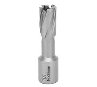 Hole Opener TCT Flat Shank Hollow Annular Drill Bit, Manual Hand Tool for Steel Plate Drilling, Multi - Layer Geometry with Smooth Surface for Safe Handling (16 * 35mm)