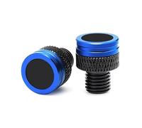 Hole Plugs CNC Motorcycle Mirrors Hole Plug Screws Caps Mirror Cover For Kawasaki For Versys 650 1000 2020 2021 2022 2023 2024 2025(Blue)
