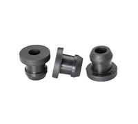 Hole Plugs End Caps Black Silicone Rubber Snap-on Grommet Bung Wire Cable Bush Hollow O-rings Sealed Gasket 4.5mm-30mm(18MM(HOLE14MM)_10PCS)