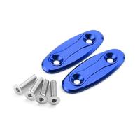 Hole Plugs Mirror Hole Decorative Cover Rearview Base Baffle Eliminators Cap For SUZUKI GSX-R600 2006-2016 GSX-R750 GSX-R1000 2005-2016(Blue)