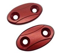 Hole Plugs Motorcycle Mirror Hole Cover Windscreen Driven Eliminators Cap For KAWASAKI For NINJA 636 ZX 6R ZX6R ZX-6R 2003 2004(Black- Silver)