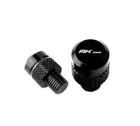 Hole Plugs Motorcycle Mirrors Hole Plug Screws Caps Mirror Cover For KYMCO AK550 XCITING 250 300 350 400 400S 500 DownTown 125 300i(Black- Silver)