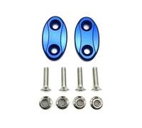 Hole Plugs Motorcycle Rearview Mirror Base Hole Cover Windshield Drive Eliminator Accessories For BMW S1000 RR 2009-2015 2016 2017 2018(Blue)
