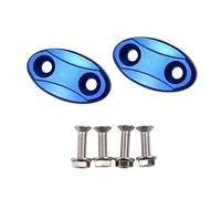 Hole Plugs Rearview Mirror Base Windshield Drive Hole Cover For BMW S1000RR 2009 2010 2011 2012 2013 2014 2015 2016 2017 2018(Blue)