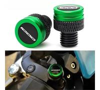 Hole Plugs Rearview Mirror Hole Plug, Base Baffle Remover, Motorcycle Accessories For Kawasaki Z1000 2013 2014 2015 2016 2017 2018 2019(Green)