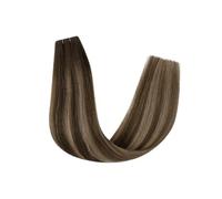 Hole PU Weft Virgin Invisible Hair Extensions Highlight Human Bundles Easy To Use(14 inches,4-27-4)