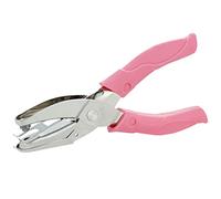 Hole Punch for Paper Crafts-Single Shape Metal Handheld Portable for Card Making Pink 1/4 Inch(Heart)