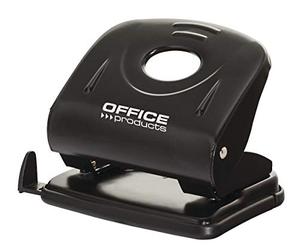 Hole Punch Office Products Punches Up to 30 Sheets Metal Black/Small Office Accessories/Type-Standard/Material-Metal/Colour-Black/Size-Q1/US-Quart/888/Folio/A4/A3-E/A5/A6/B5/B6/Ex