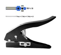 Hole Punch - Paper Hole Puncher Single - Handheld Repair Craft Tool for Scrapbook Tags Paper Cardboard Thin PVC Sheets Label Cards