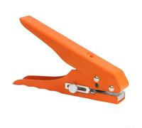 Hole Punch Pliers 12mm Orange, for edge Banding Strip Hole Puncher, Accurate Drilling Tool for Paper Leather PVC & Craft Projects