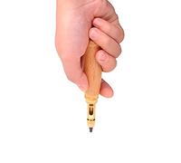 Hole Punch Set Belts Watch Bands Straps Dog Collars Saddles Shoes Fabric DIY Home or Craft Projects Automatic Mute Rotary Puncher with 6 Size Tip 1.5-4mm