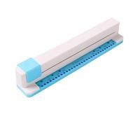 Hole Punch Tool Punch Machine Scrapbook Diary Accessories Adjustable A4 A5 A6 A7 B5 B6 B7 Notebook Binder Sturdy Metal Design for Student Girls Teens School Craft 37 x 6.2 x 6.5cm