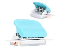 Hole Puncher A4 Punch, Adjustable Manual Paper Puncher Manual Hole Punch for Crafting Paper Crafts Office and Studio
