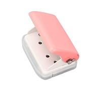 Hole Puncher, Loose Leaf Paper Puncher Handheld Punch Portable Paper Hole Puncher for B5/A5/A6/A7/A4 Paper, 5 Sheet Capacity 5.5mm Hole Diameter A5 Hole Puncher