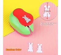Hole Puncher Set 19 Patterns DIY Paper Punch for Arts and Crafts Scrapbooking Journaling Greeting Card Making with Stainless Steel Cutters Plastic Shell Ergonomic Spring-Action Lever