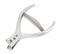 Hole Puncher, Stainless Steel Hand Punching Pliers, U-Shaped Proofing Cutting Puncher Paper Ticket Hole Puncher