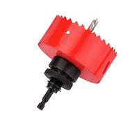 Hole Saw 74 mm, M42 HSS Hole Drill Set for Wood Aluminium Iron Sheet Pipe Plastic, Cutting Depth 44 mm (Red)