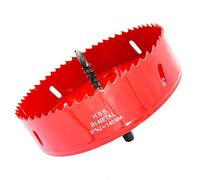 Hole Saw Drill Bit LAIWEI HSS Hole Cutter with Arbor for Wood,PVC Board and Plasterboard(5-1/2"(140mm Hole Saw))