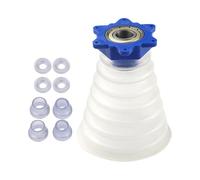 Hole Saw Dust Collector - 4.13 Inch Silicone Drill Bowl, Respiratory Hazards Prevention, Retractable Dustproof Cover | Time-Saving Suction Guard for Electric Drill Home Renovation Construction Tools