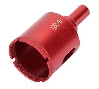 Hole Saw, Hole Saw Drill Bit Brazed Drill Bit Hole Opener Tile Hole Saw Tile Hole Saw Bits for Ceramic Tile, Glass, Porcelain, Marble, (35mm)
