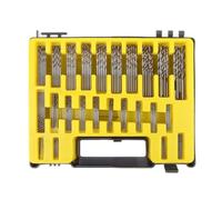Hole Saw Kit, 150Pcs Mini Twist Drill Bit Kit 0.4mm-3.2 Small Box Opener Hole Set For Woodworking Plastic And Aluminum HSS(150PC Drill With Box)