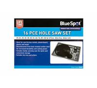 Hole Saw Set. 16 Piece BlueSpot Hole saw kit. Product Code: 20509 (C8-10)