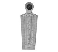 Hole Size Gage, Feeler Measuring Tool,1 Set Stainless Steel Small Size Welding Taper Feeler Gauge Rulers Hole Inspection Tool for Measuring Inner Diameter