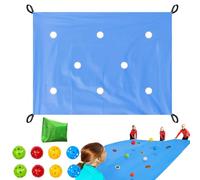 Hole Tarp Team Builder Game,Building Game Kit For Group Cohesion - Emotional Togetherness Group Practice Sets For Family Gathering School
