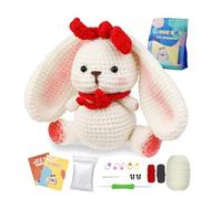 HOLECHOP Crochet Kit for Beginners Set with Step by Step Video Tutorials, Knitting Starter Pack for Adults and Kids, Crafts, Crochet Kits, Great Lucky Charm Gift