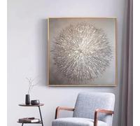 HOLEILUCK Canvas Painting abstract painting Nordic Style Gold Frame Caudro Decoration Wall Art for Living Room Ready to Hang 70x70cm/28x28inch With-Gold-Frame Ready to Hang