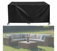 HOLEILUCK Cover for Garden Furniture Waterproof Windproof - Rectangular/Cube/Square Outdoor Table Covers Patio Table Covers Waterproof Heavy Duty Furniture Set Covers 300x250x74cm/LxWxH