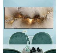HOLEILUCK Customizable Cloud Abstract Oil Painting for Living Room Canvas Modern Art Large Size Print Contemporary Oversized 85x145cm(34x58in) Withframe