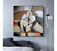 HOLEILUCK Famous Picasso Abstract Dream Woman Painting Woman Canvas Wall Art Living Room Decor Picture Living Room Decoration 30x30cm/12x12in Unframed