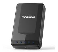 HOLEWOR Pistol Safe Car Gun Safe Small Handgun Case Quick Release Portable Keypad Gun Lock Box for Nightstand, Bedside, Vehicle Under Seat, Drawer